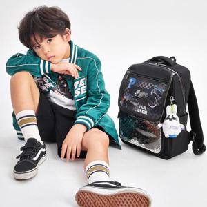 [피터젠슨] 피터매직 레이싱 렌티큘러 책가방 (PUS62UP02M_BK)