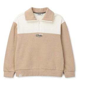 레노마키즈 HC12 블록 아노락 칼라 맨투맨 티셔츠 R2431T104