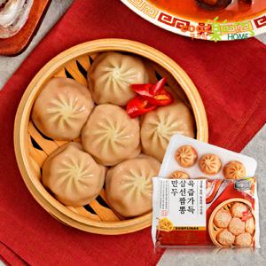 쿠즈락앳홈 육즙가득 삼선짬뽕만두 168g 1팩