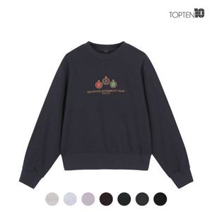 [탑텐][탑텐] 여성 플리스 그래픽 스웨트셔츠_MSC4TR2902