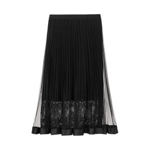 [아날도바시니](아날도바시니) 레이스 샤 스커트(AW11SK41W)