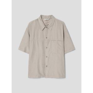 (425865LY2A) [에잇세컨즈] 페이크 스웨이드 반소매 셔켓  베이지