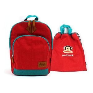 폴프랭크 S17 스포티 백팩 세트 레드 신학기 책가방 초등학생가방 초등학생책가방 여아책가방 주니어백팩 학교가방