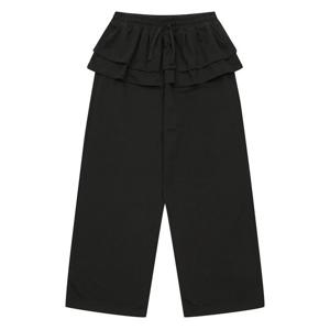 [틴톡] 여자 가을신상 2단프릴와이드치마바지(25QT754)