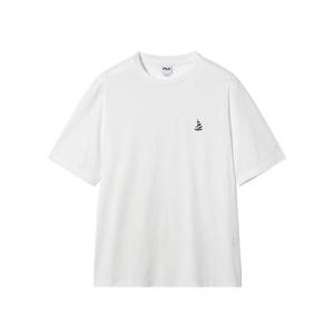 휠라 공용 세일링 보트 수피마 반팔티 FS2RSH2105X-OWH