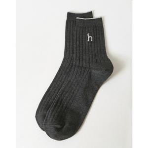 [헤지스] 남성 티핑포인트 골지 중목 양말 HZSS5F102CG
