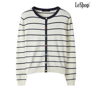 [르샵]레인보우버튼 스트라이프 니트(DP3KT004A)