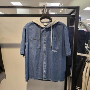 엠할리데이 HC21 반소매 데님 후드달이 I MP2YU321