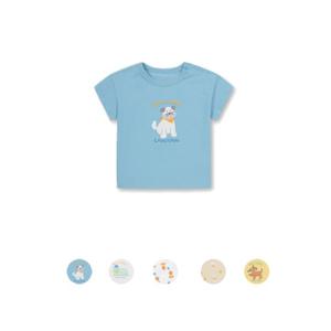 [탑텐키즈]MKF2TS3301 공용) 유아 버비 쿨에어 코튼 9부티