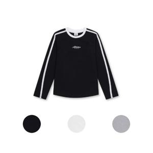 [탑텐키즈]MKF2TS2201 여아) 소프트 코튼 테이프 배색 슬림 긴팔티