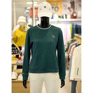 루이까스텔 세이브존03 여성 골프 가을 겨울 베이직 라운드 기모 맨투맨 티셔츠 AG7LETS002A