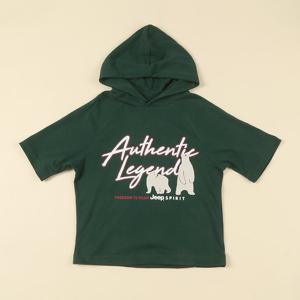 [지프키즈]어센틱 곰 반팔 후드티  KN3THU044DJ