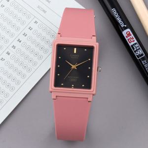 카시오 MQ-38UC-4A 저소음 비비드와인 사각 수능 남녀공용 우레탄 시계 c