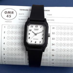 카시오 LQ-142-7B 미니멀 학생 임용고시 수능 수험생 여자 우레탄 시계 c