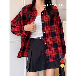 [앳마크]ATMARK (77까지)캐주얼타탄체크루즈셔츠_AA56SH012G