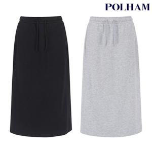 [폴햄] PHF4RR2200 여성 H라인 더블니트 스커트