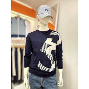 팜스프링스 세이브존01 남성 빅로고 라운드넥 긴팔 니트 SKRM-233301