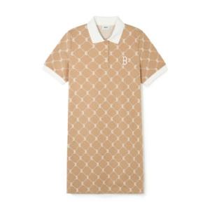 MLB반바지 PQJ 3FOPM0443-43CAL 여성 다이아 모노그램 자카드 피케 원피스