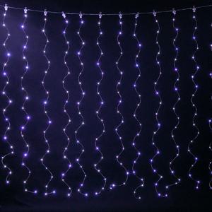 크리스마스 커튼 전구 LED 400P 롱 드럼 투명선 2컬러 줄 조명 캠핑 카페 펜션 장식 소품 파티 데코 용품