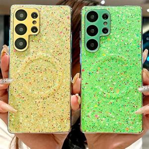 갤럭시S25 S24 S23 플러스 울트라 캔디팝 글리터 맥세이프케이스