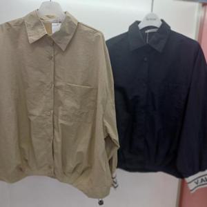 Destijl HC06 팔뚝품넉넉한 소매시보리 벌룬 아우터남방형 이벤트 셔츠블라우스 D2533bl08