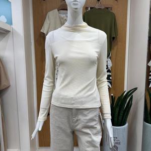 클리지 DP01 소프트 시스루 폴라 티셔츠 CP6WTP01