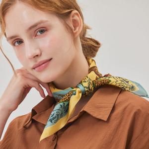 [매긴]하프앤하프 실크 스카프 PBMF5F1AC9011