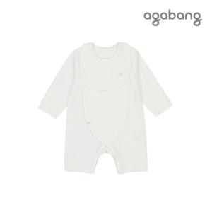 [아가방]엔젤라배내우주세트(턱받이)(O/WHITE) 01Q717503