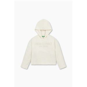 [베네통 키즈] 그래픽 후디 맨투맨 3NBMC2053CR_크림