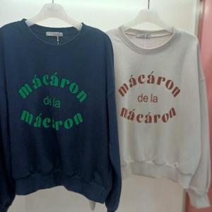 Latium HC06 국내생산 팔뚝품편한 마카롱 빵떡 라운드  맨투맨 면티 T2533ts10