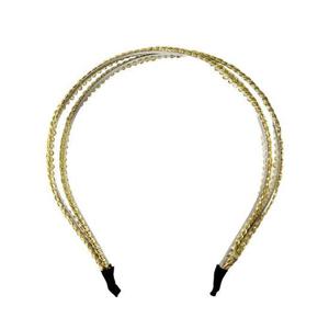 골드 리프 바운딩 두줄 머리띠