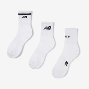 뉴발란스양말 TQK NBGEEAP210-10 올파일 변형로고 중목 3Pack