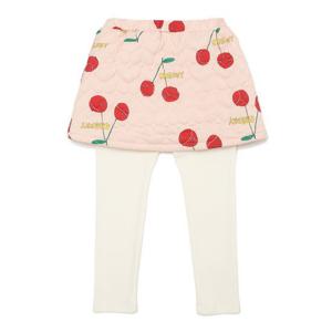 [래핑차일드]체리 퀼팅 치마레깅스 (84B19-430-74)