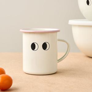 [모던하우스] 콩알이 법랑 머그 480ML 아이보리