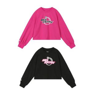 [엔비에이키즈(아동)]NBA 여아 로고 포인트 크롭 맨투맨(K241TS640P)