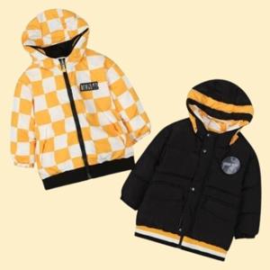 [코코리따]마블 리버서블 다운패딩점퍼CEJD23TM1