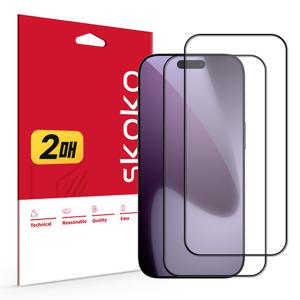 아이폰17 프로 맥스 풀커버 2.5D 9H 강화유리 액정보호필름 2매