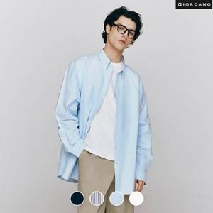 [지오다노]남성 오버핏 옥스포드 셔츠 045503/01045503