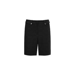 와이드앵글골프반바지 KQJ WWU25372Z1 여성 CO 엘레강스 자카드 버뮤다 팬츠 L (Black)