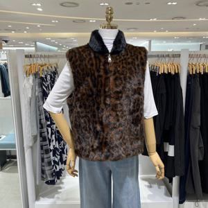 [밸리걸] 레오파드 에코퍼 베스트 128041