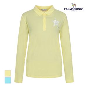 [팜스프링스] 여성 심플 카라티셔츠_STSL221214