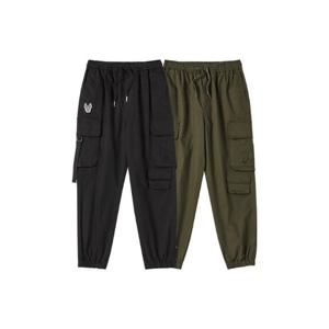 M 라이프워크바지 CQK LW233WL785 LW0 C/SP TAPE 장식 카고 조거 팬츠