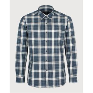 [트레몰로][TREMOLO] 인디고 체크 캐주얼셔츠._TRNNLXF8496