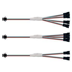 네오픽셀 3핀 커넥터 멀티연장선 3P(LED바 연결용)