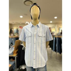 [리바이스]MARIO리바이스 남성 릴렉스핏 반팔 체크셔츠(A5722-00)