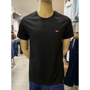 [리바이스]MARIO남녀 공용 미니  배트윙 로고 반팔 블랙 티셔츠 (56605-0009)