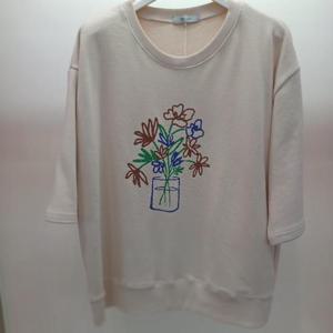 Destijl HC06 국내생산 팔뚝품편한 간절기 글로리 맨투맨 5부 라운드 면티 D2531ts17B