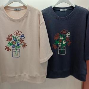 Destijl HC06 국내생산 팔뚝품편한 간절기 글로리 맨투맨 5부 라운드 면티 D2531ts17