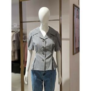 [에꼴드파리]MARIO턱 페플럼 블라우스 P01RB44WBAP01Z