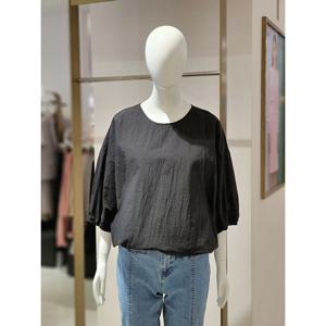 [에꼴드파리]MARIO라인 포인트 스트링 블라우스 S65RB45WBBS65Z